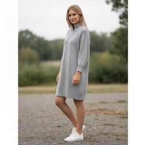 GYPSY CLOUD Women’s 1X LIGHT HEATHER GRAY SWEATER DRESS 🌟